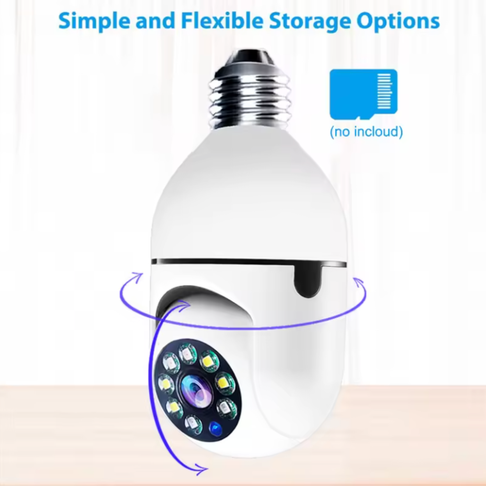 SecureBulb WiFi Security Camera (2 million pixels plus 64 memory)