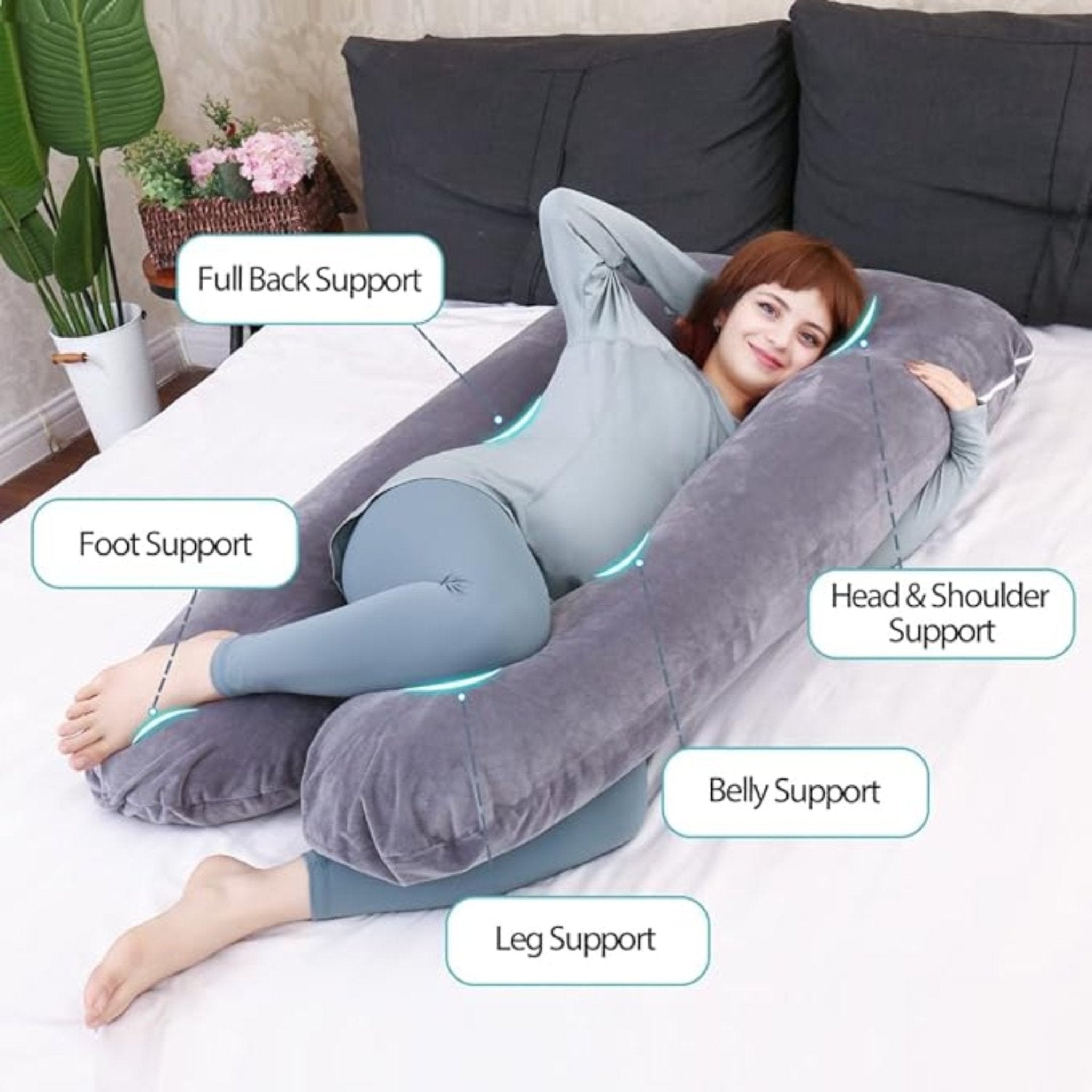 Cool Comfort Pregnancy Pillow