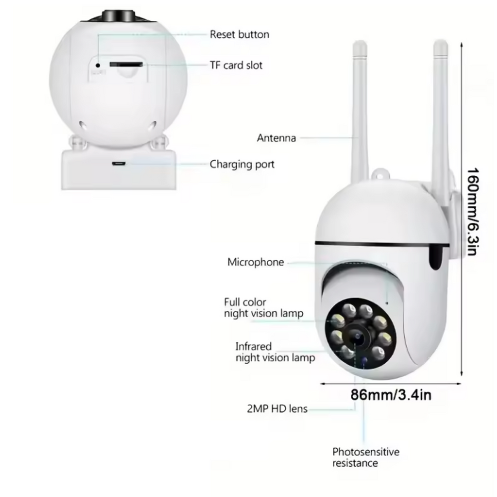 StealthVision WiFi Wireless Security Camera