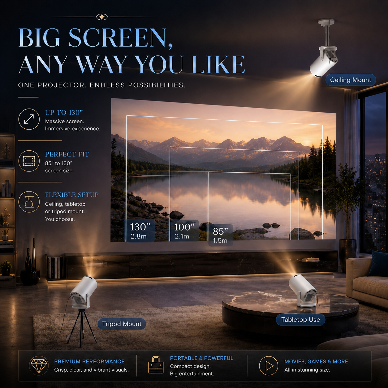 MaxBeam Pro Projector