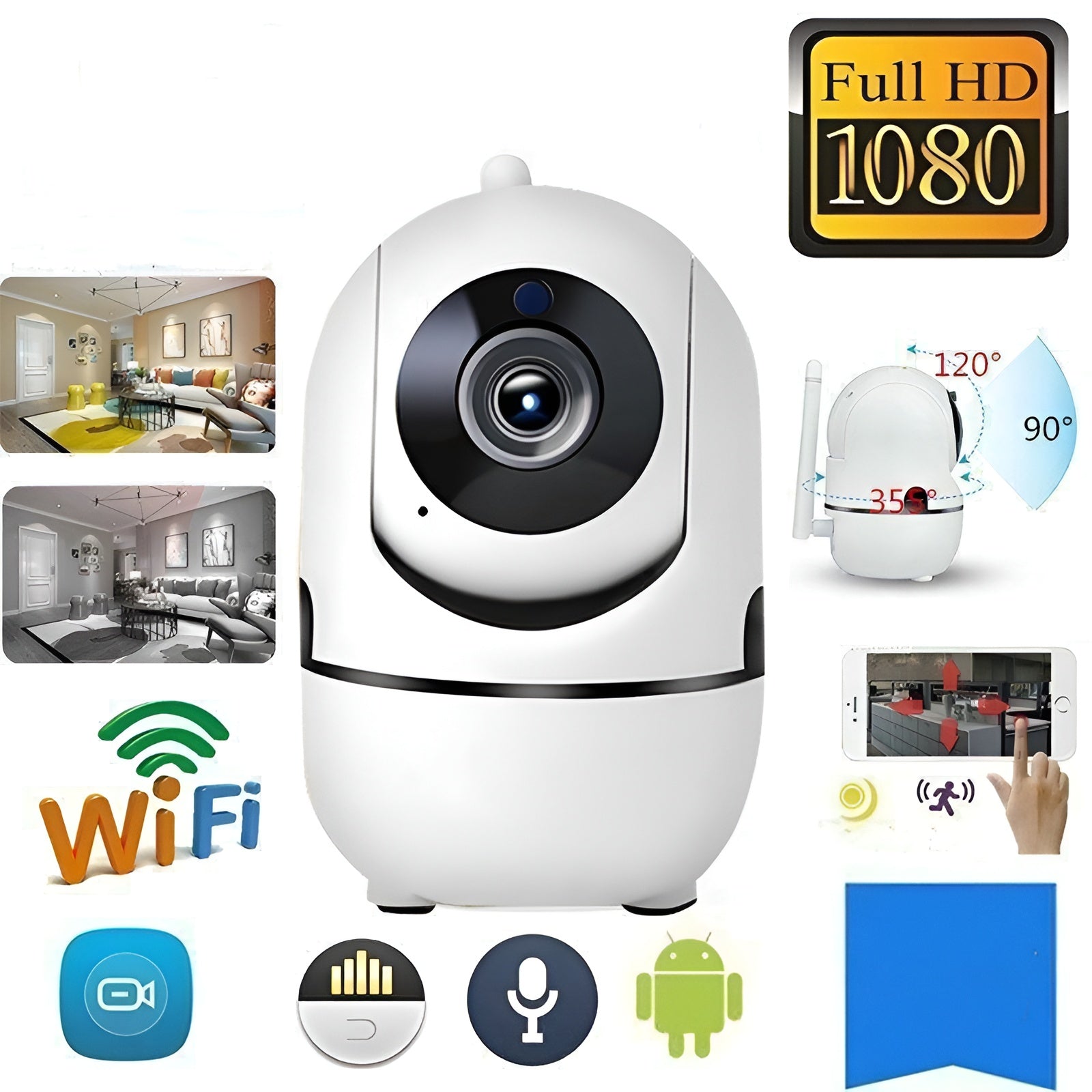 HomeWatch Pro WiFi Wireless Security Camera