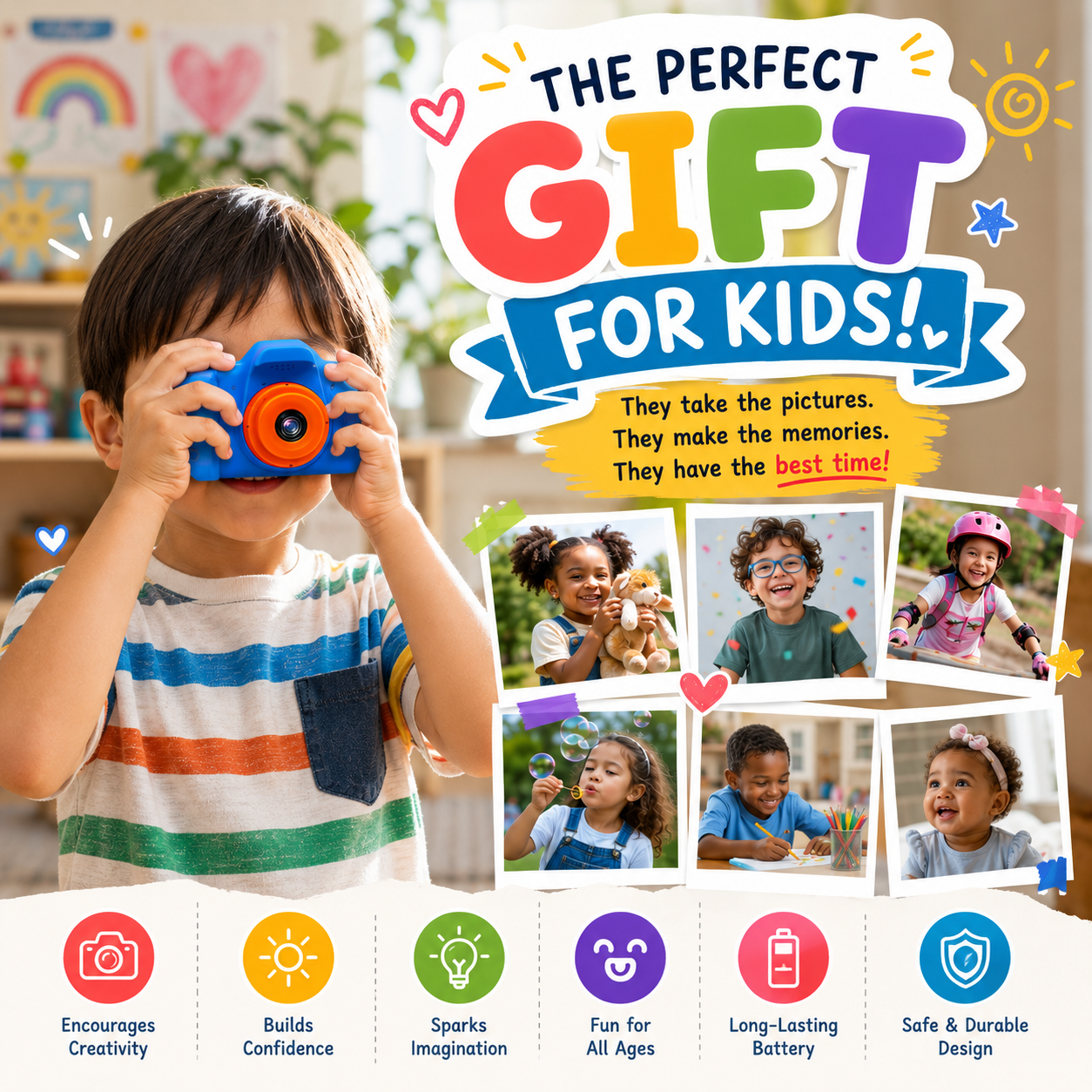 SnapCartoon HD Digital Camera 32G SD