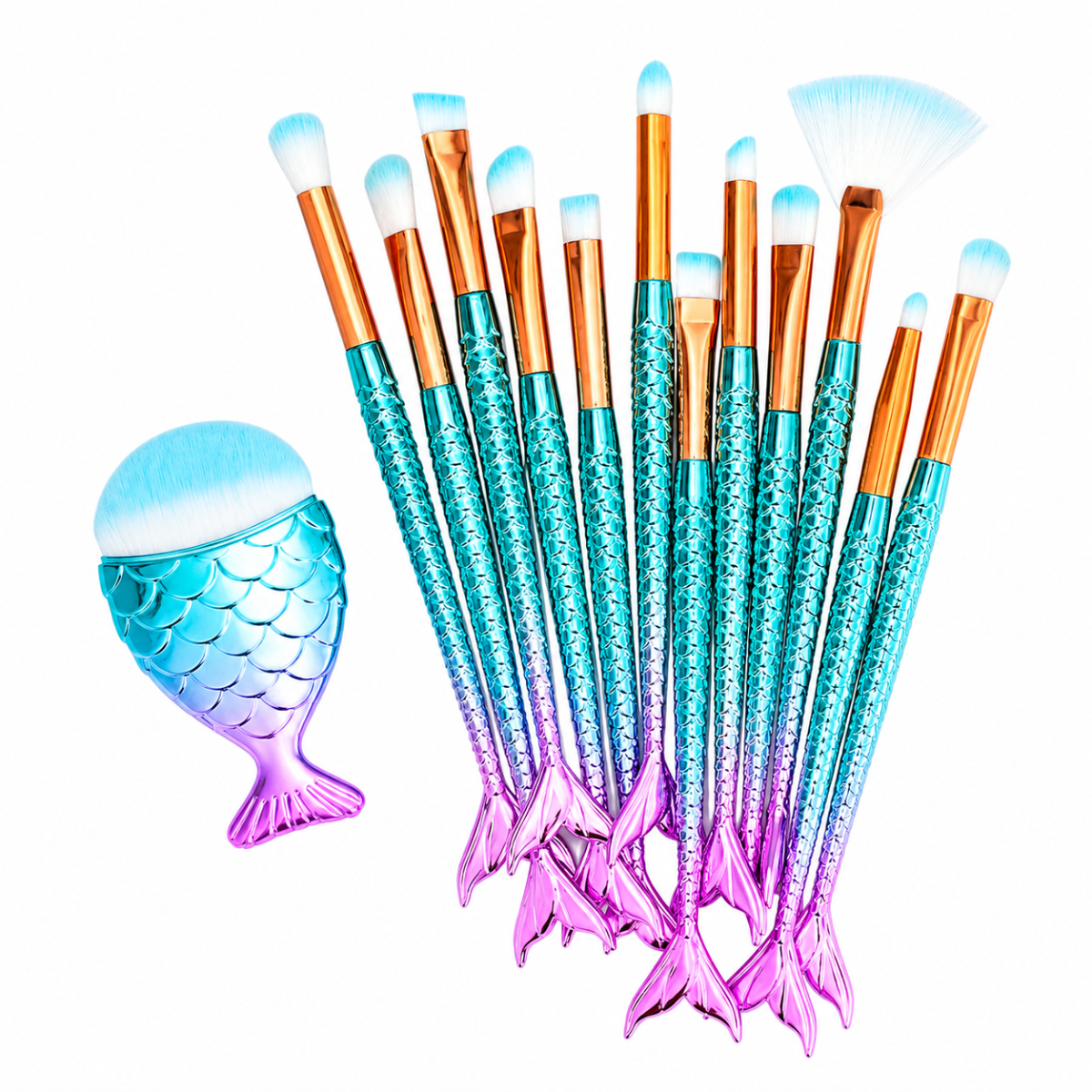 Mermaid Makeup Brush Set