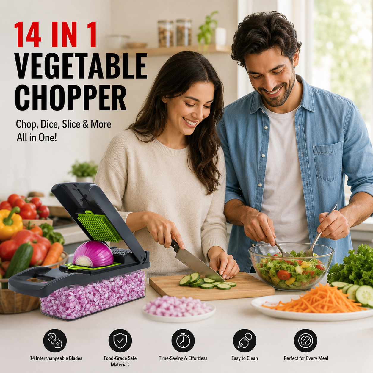 Household Kitchen Gadgets Vegetable Cutter Silk Cutter