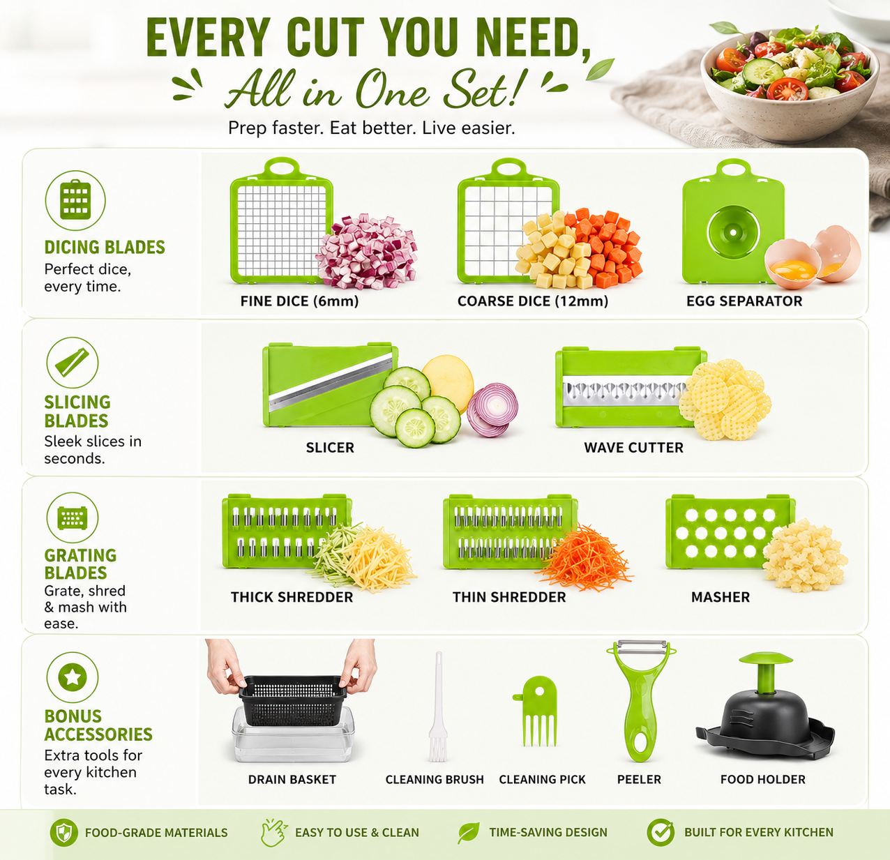 Household Kitchen Gadgets Vegetable Cutter Silk Cutter