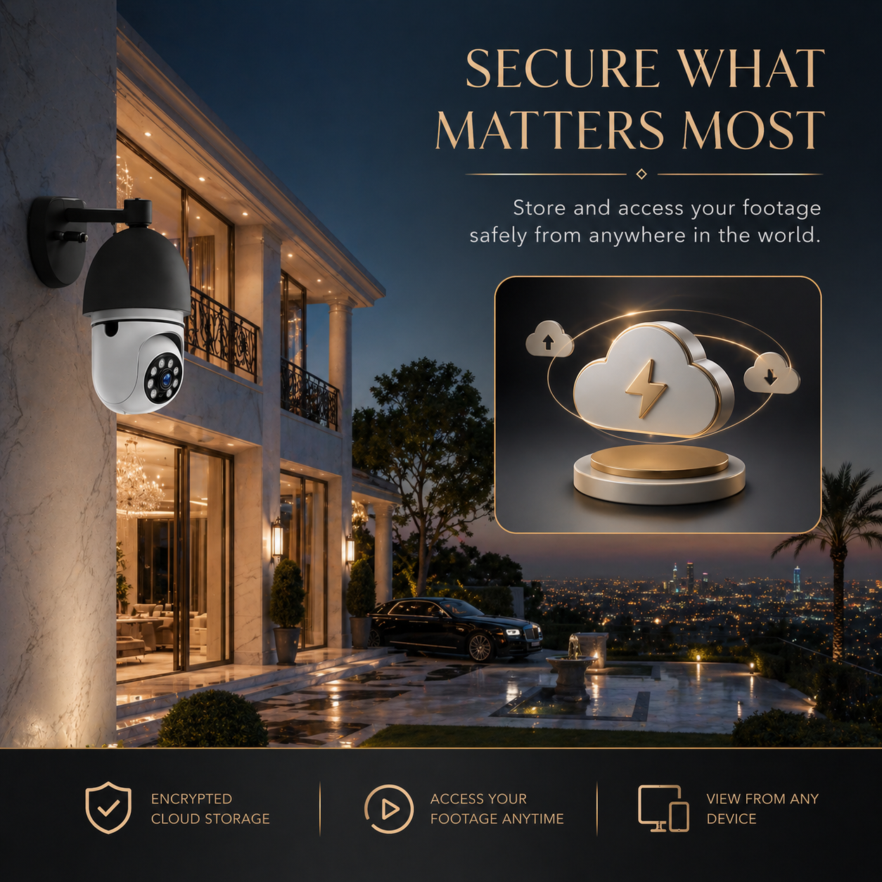 SecureBulb WiFi Security Camera (2 million pixels plus 64 memory)