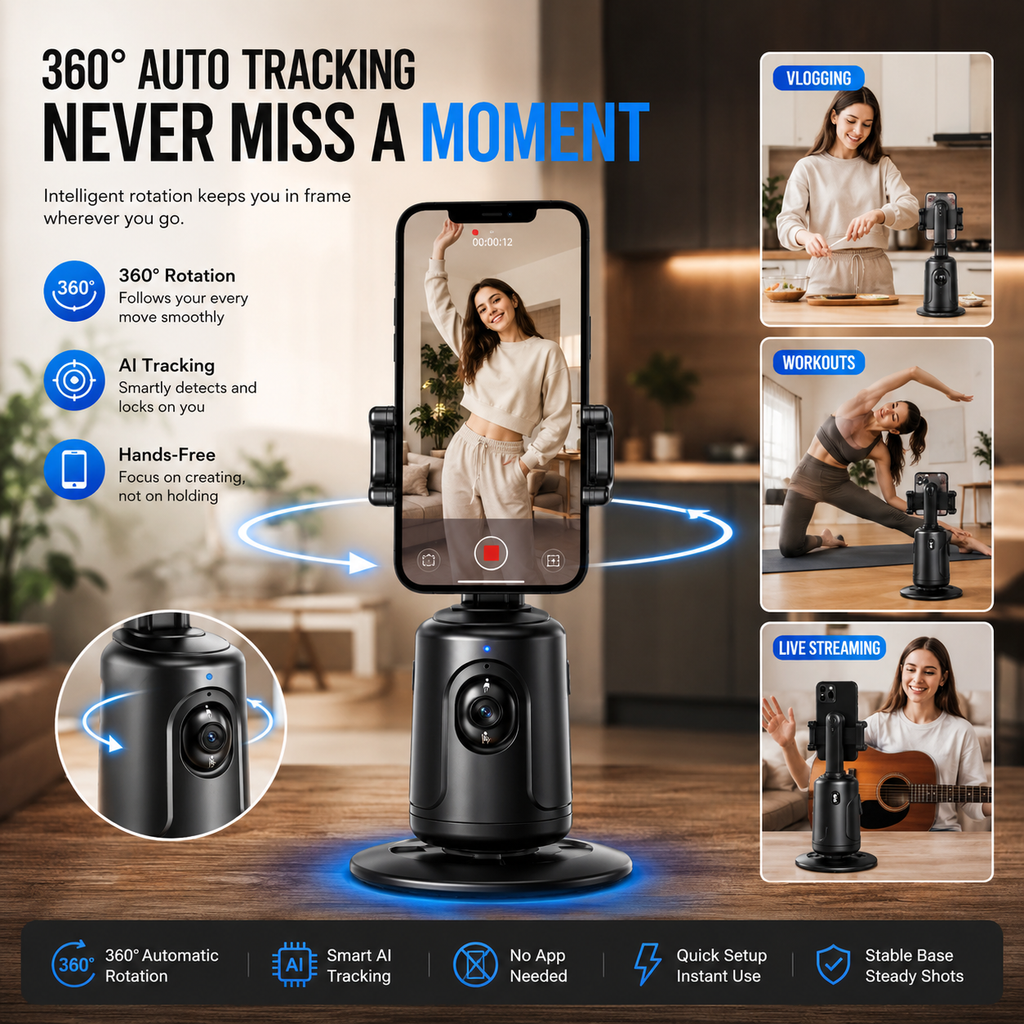 SmartTrack 360 Auto Gimbal Stabilizer