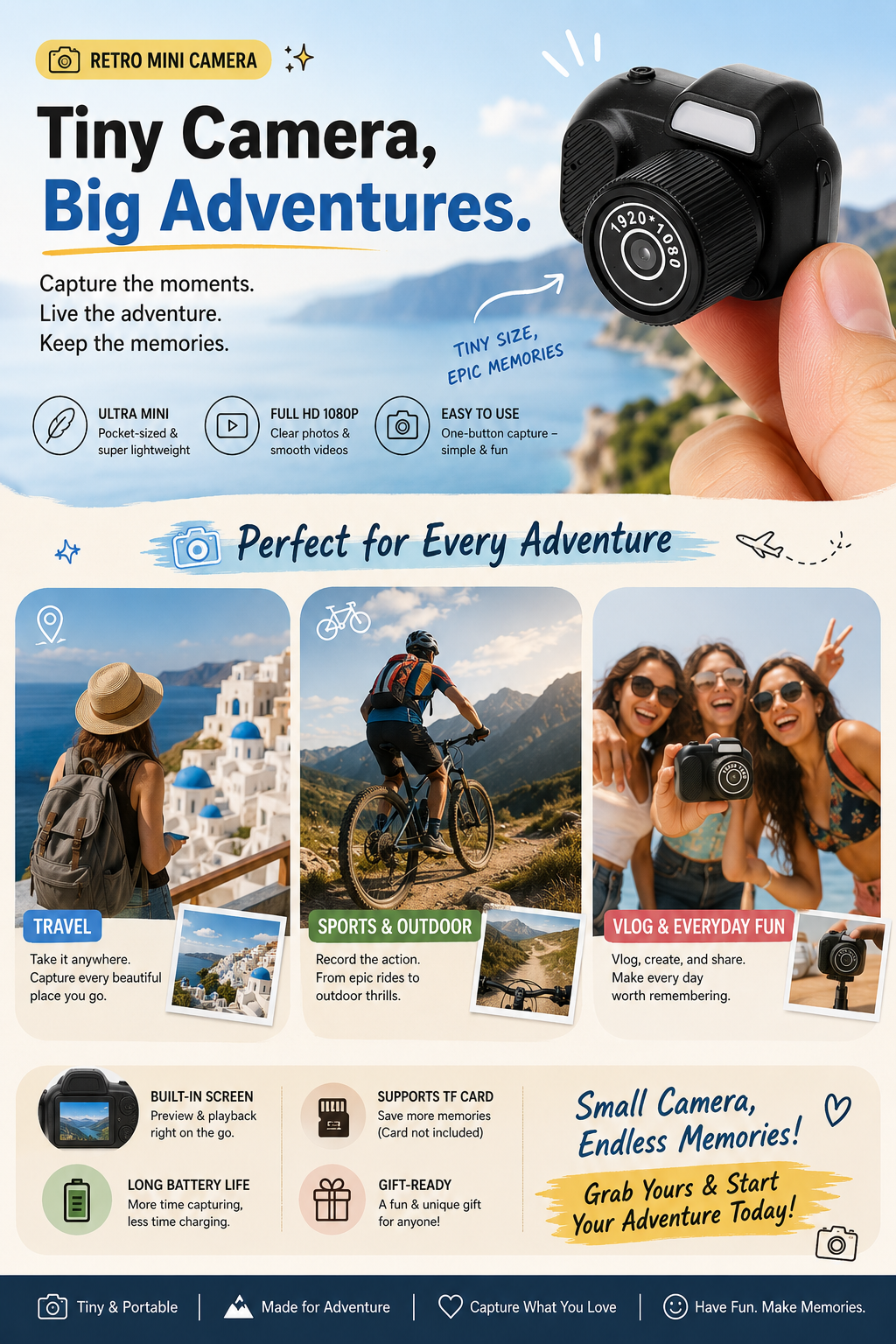 RetroView Mini Digital Camera