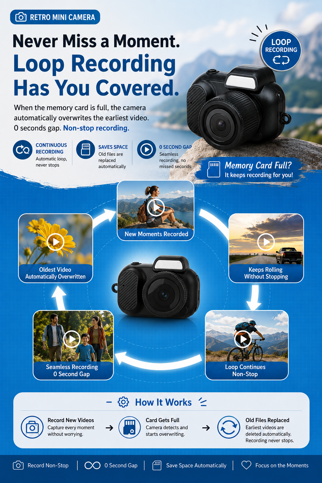RetroView Mini Digital Camera
