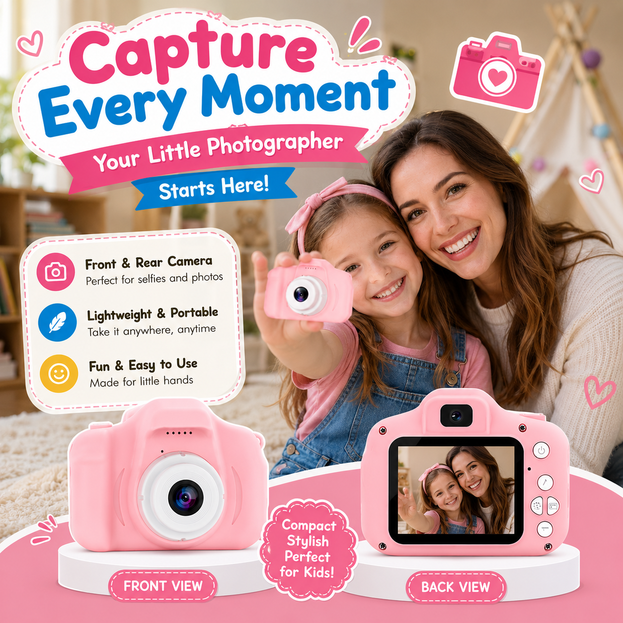 SnapCartoon HD Digital Camera 32G SD