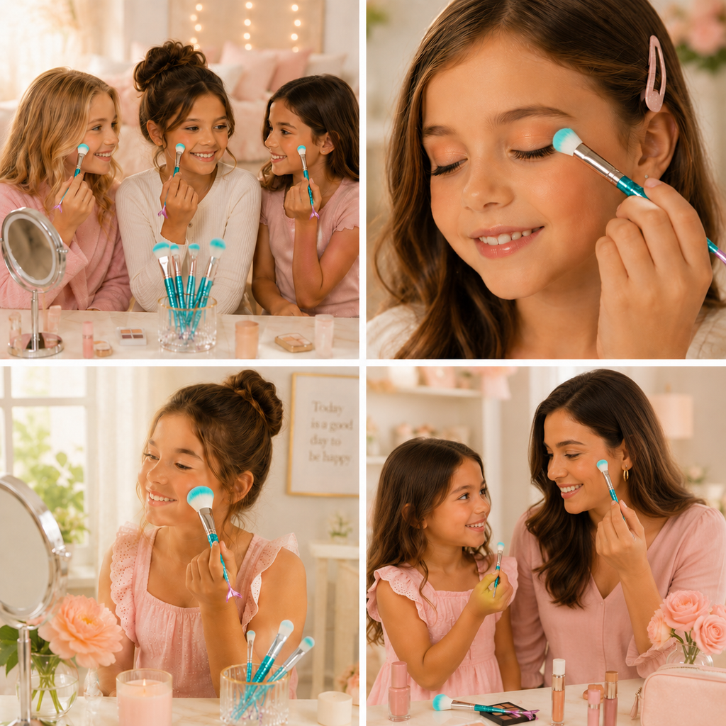 Magical Mermaid Makeup Brushes