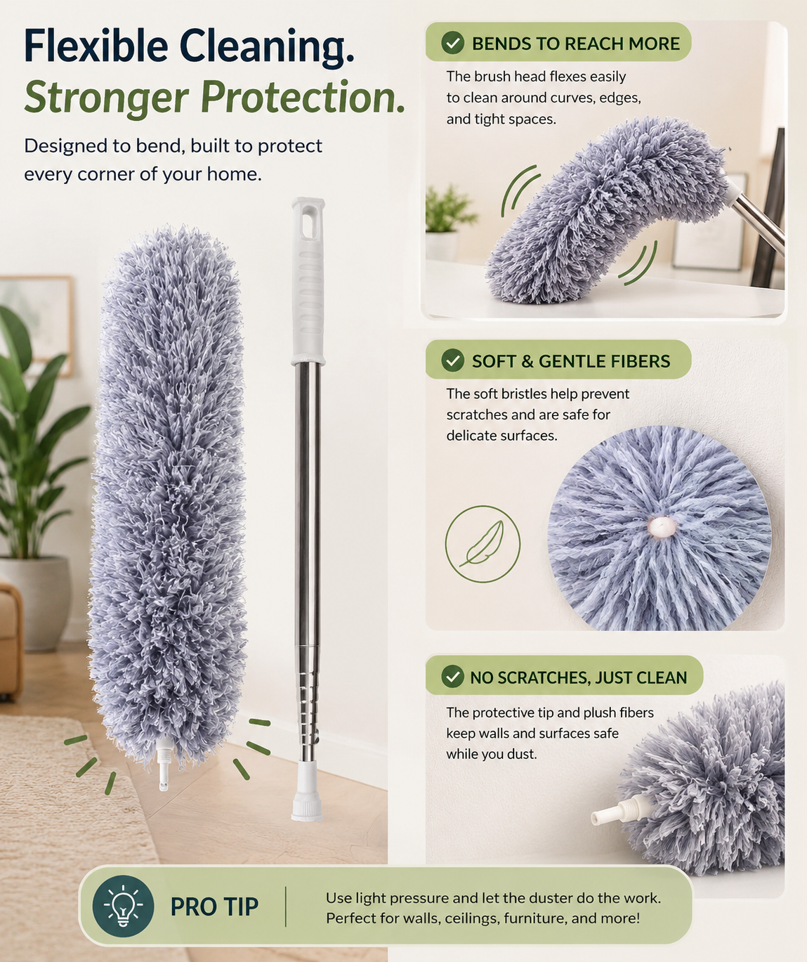 Retractable Feather Duster Retractable Feather Duster Dust Brush