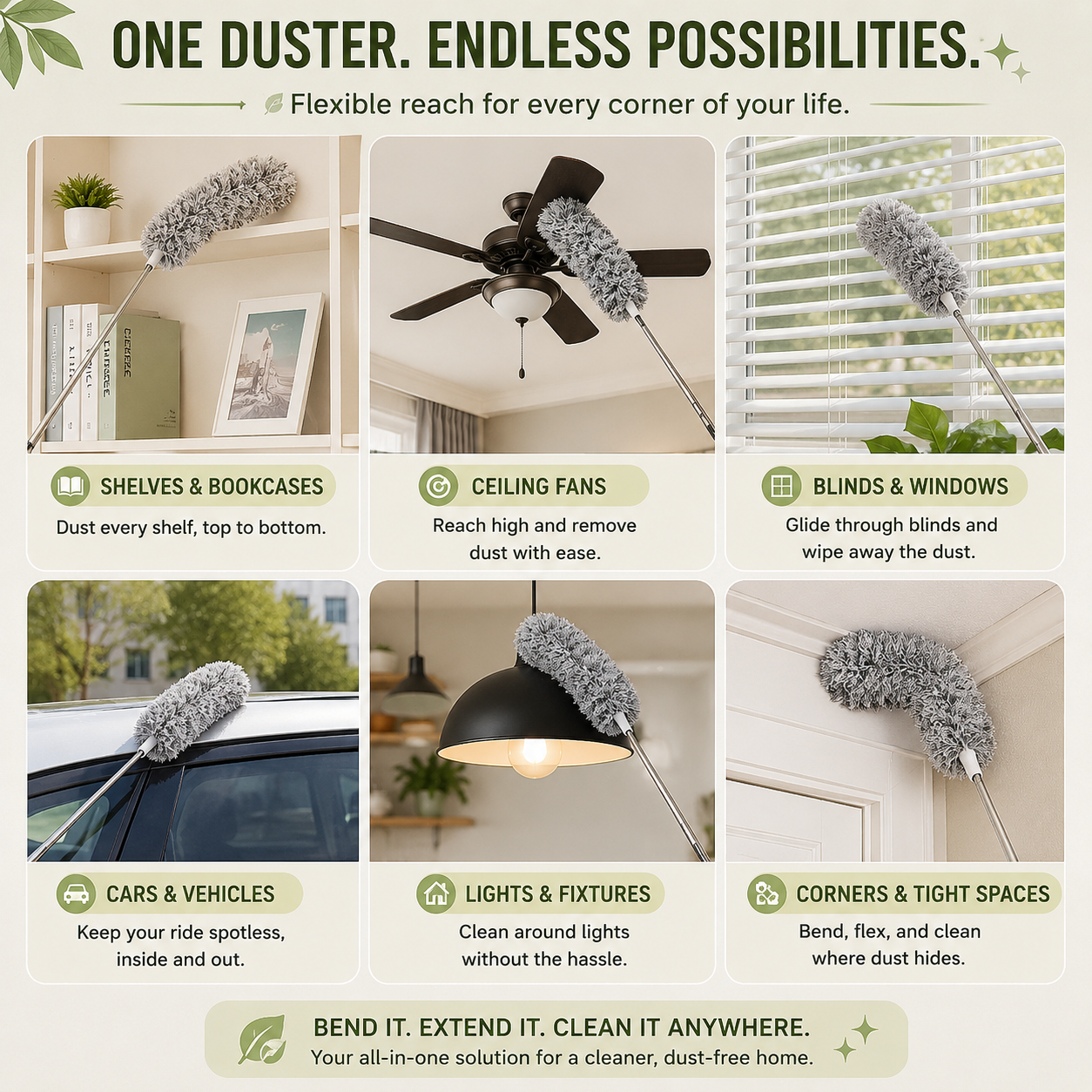 Retractable Feather Duster Retractable Feather Duster Dust Brush