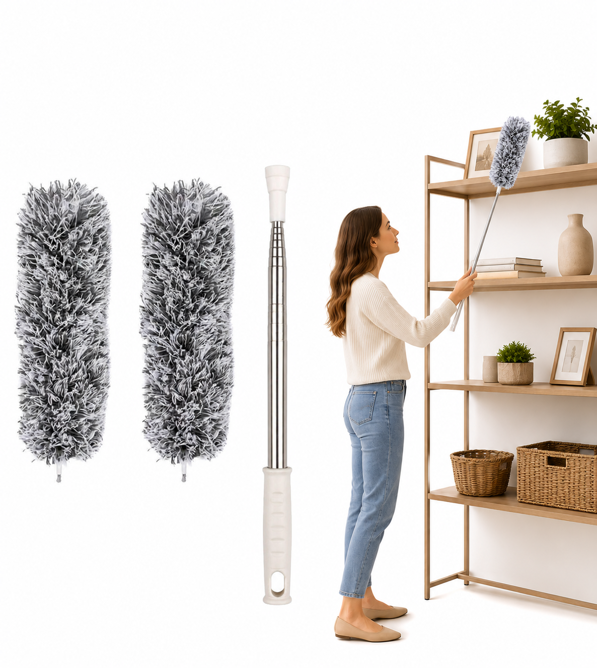 Retractable Feather Duster Retractable Feather Duster Dust Brush