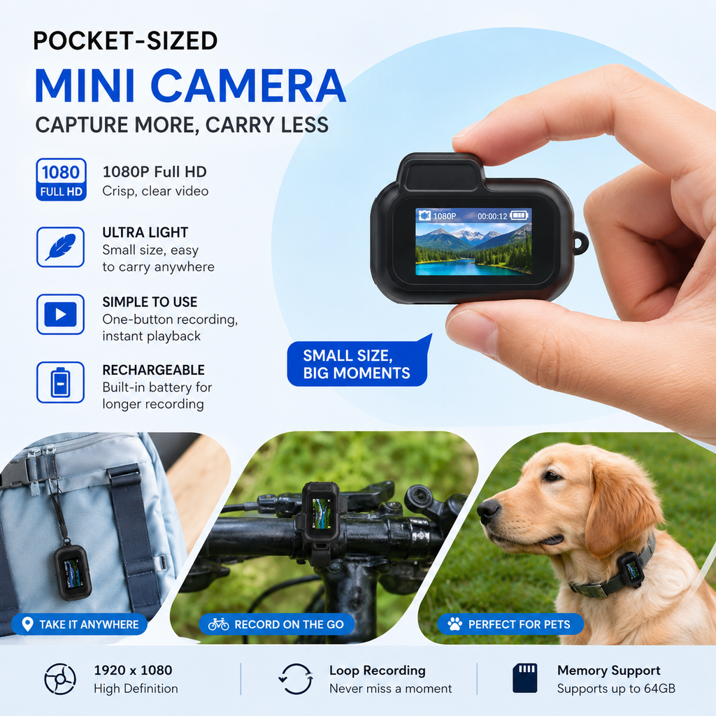 RetroView Mini Digital Camera