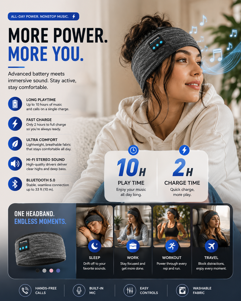 SoundFlex Sports Headband