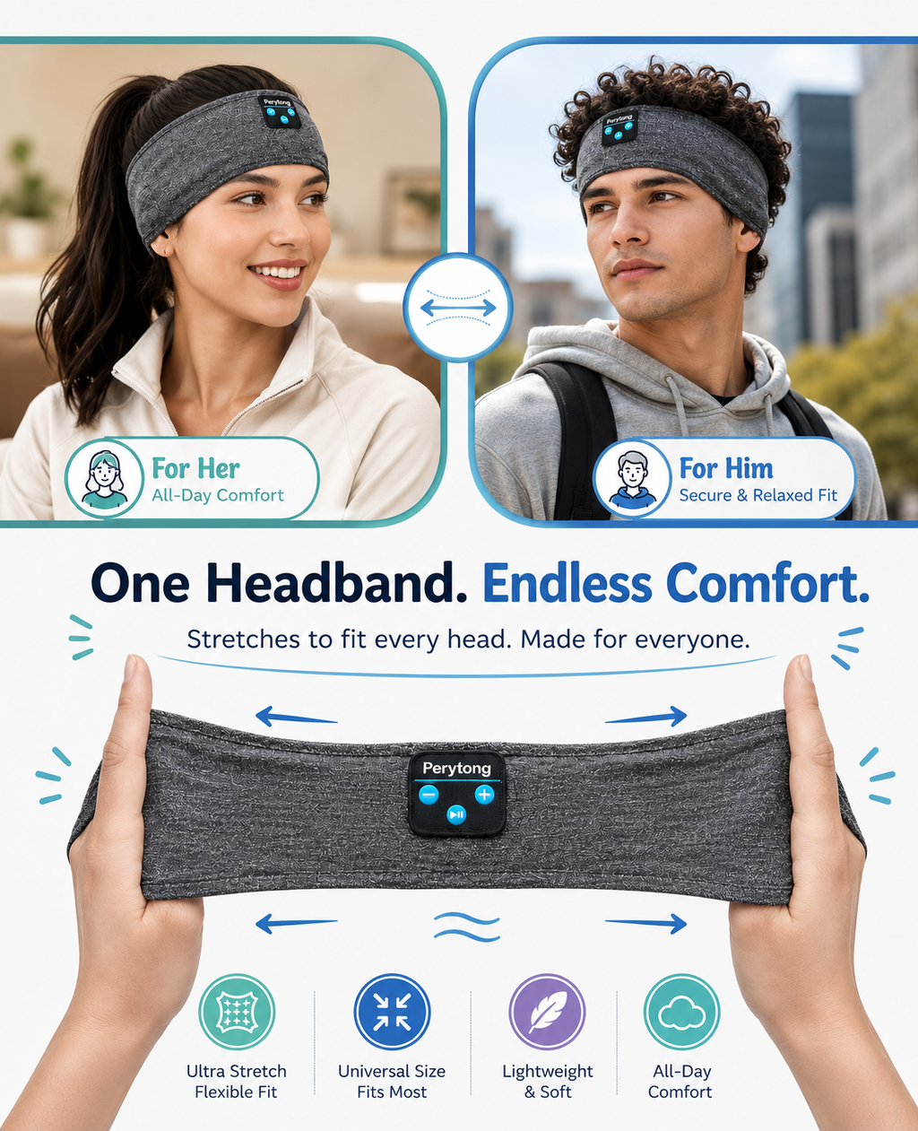 SoundFlex Sports Headband