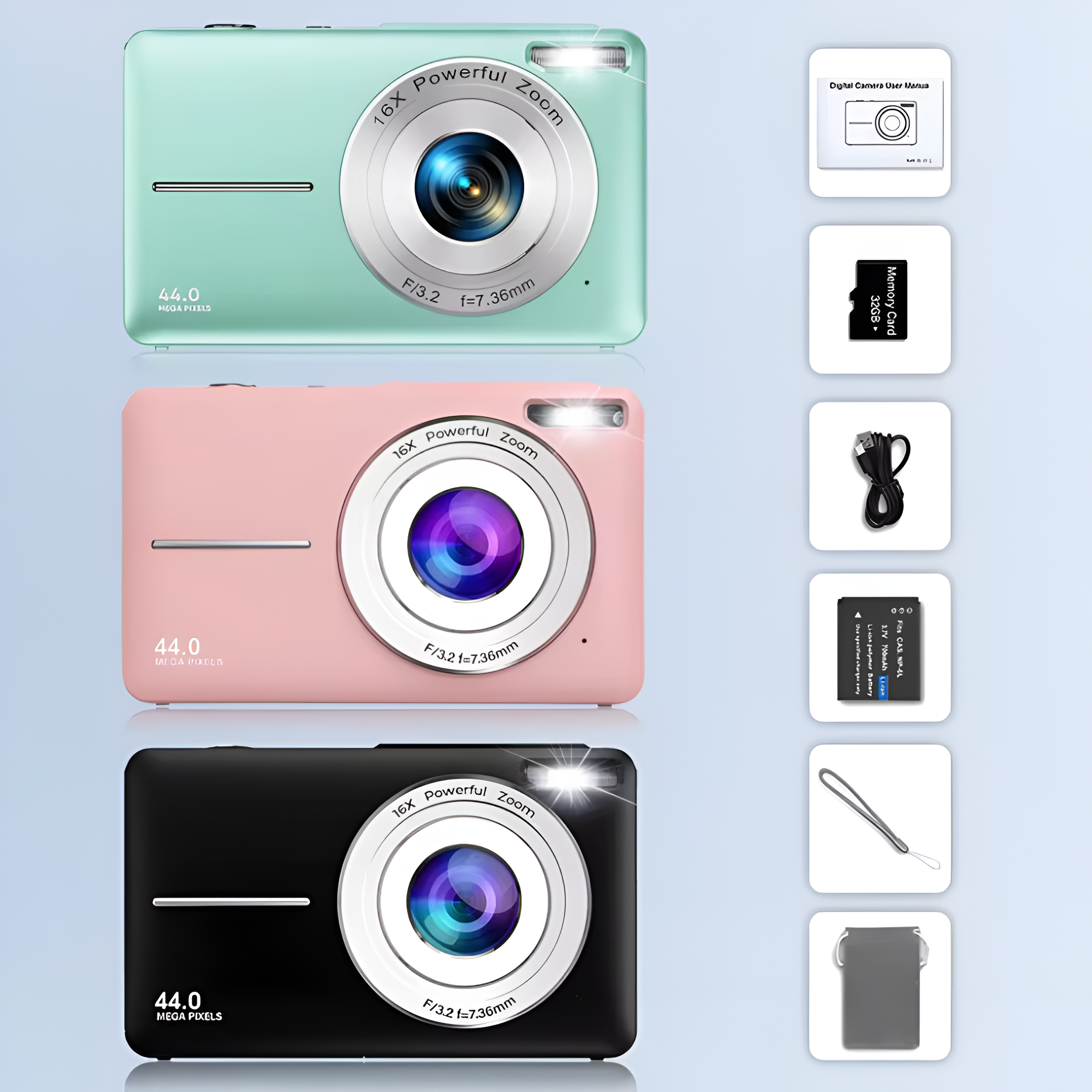 FunShot HD Digital Camera 32G Memory Card