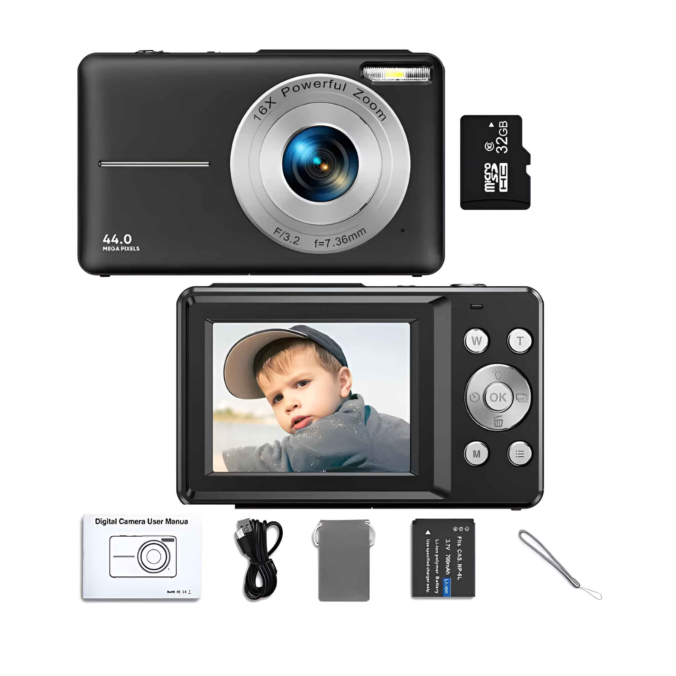 FunShot HD Digital Camera 32G Memory Card