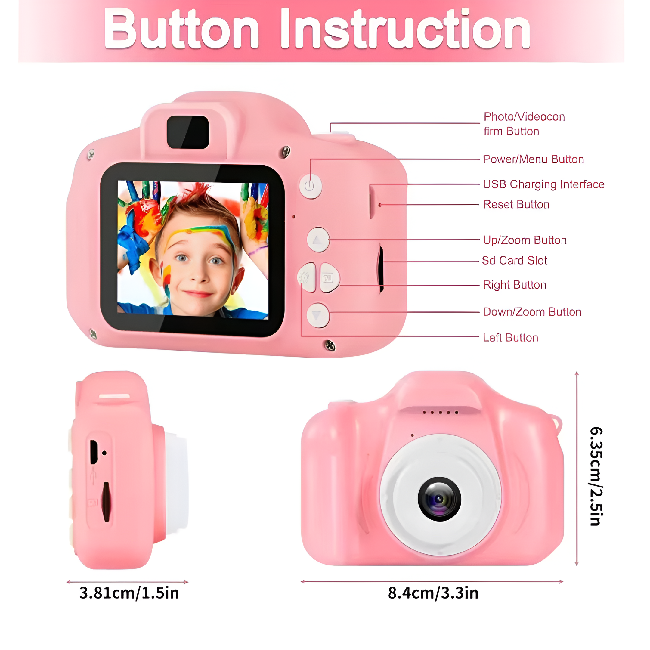 SnapCartoon HD Digital Camera 32G SD