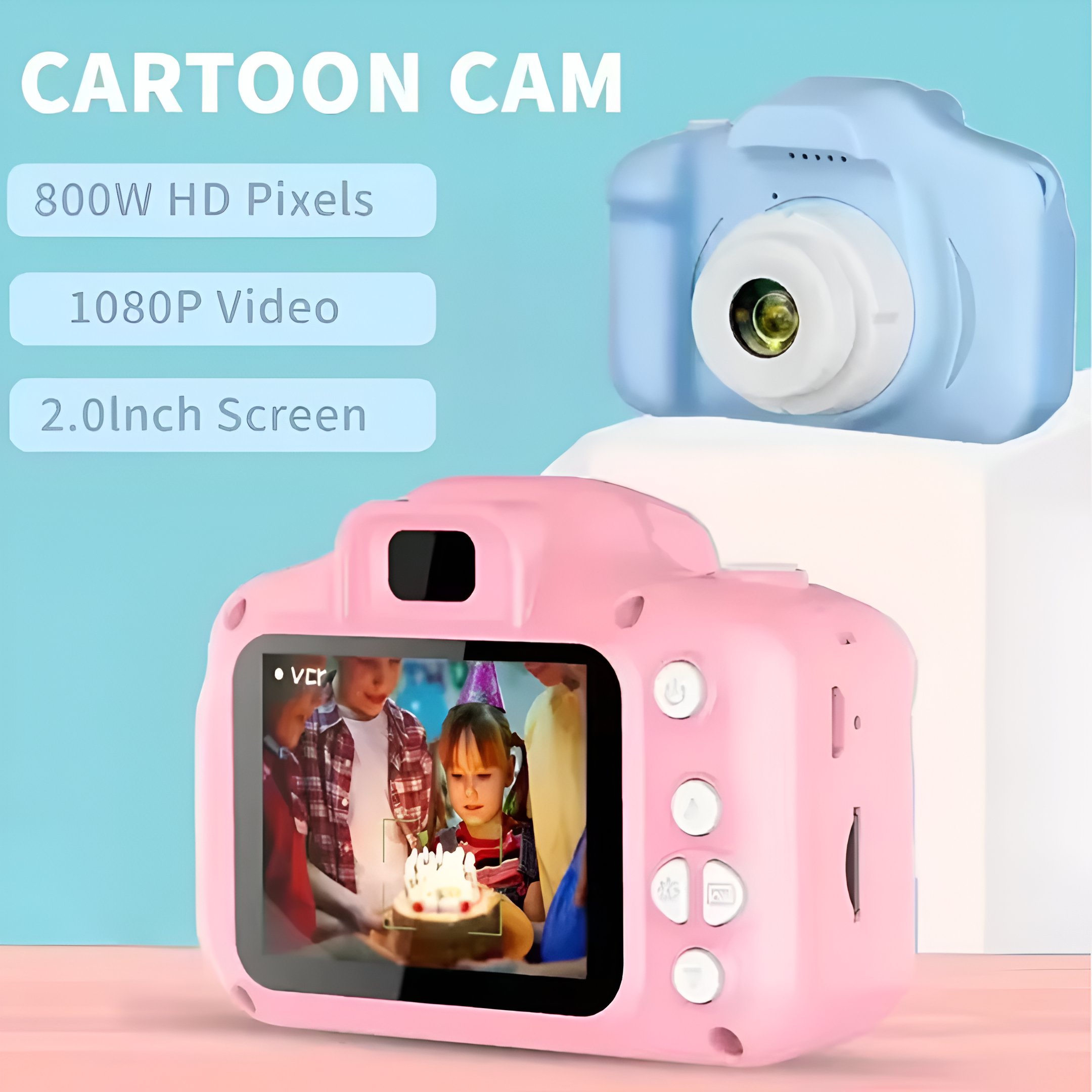 SnapCartoon HD Digital Camera 32G SD